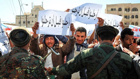 Protestas en las calles de T&uacute;nez