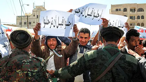Protestas en las calles de Túnez Protestas en las calles de Túnez