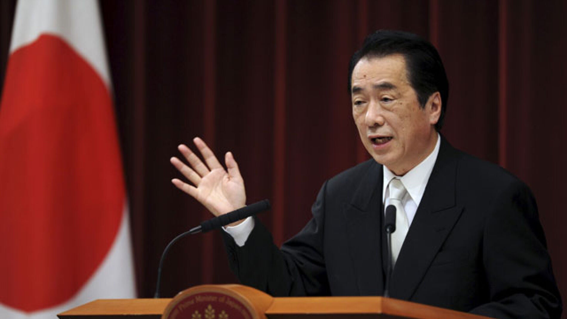 Naoto Kan, primer ministro de Jap&oacute;n