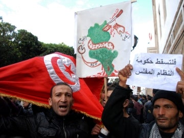 Caravana de la liberación en Túnez