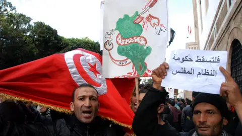 Caravana de la liberación en Túnez Caravana de la liberación en Túnez