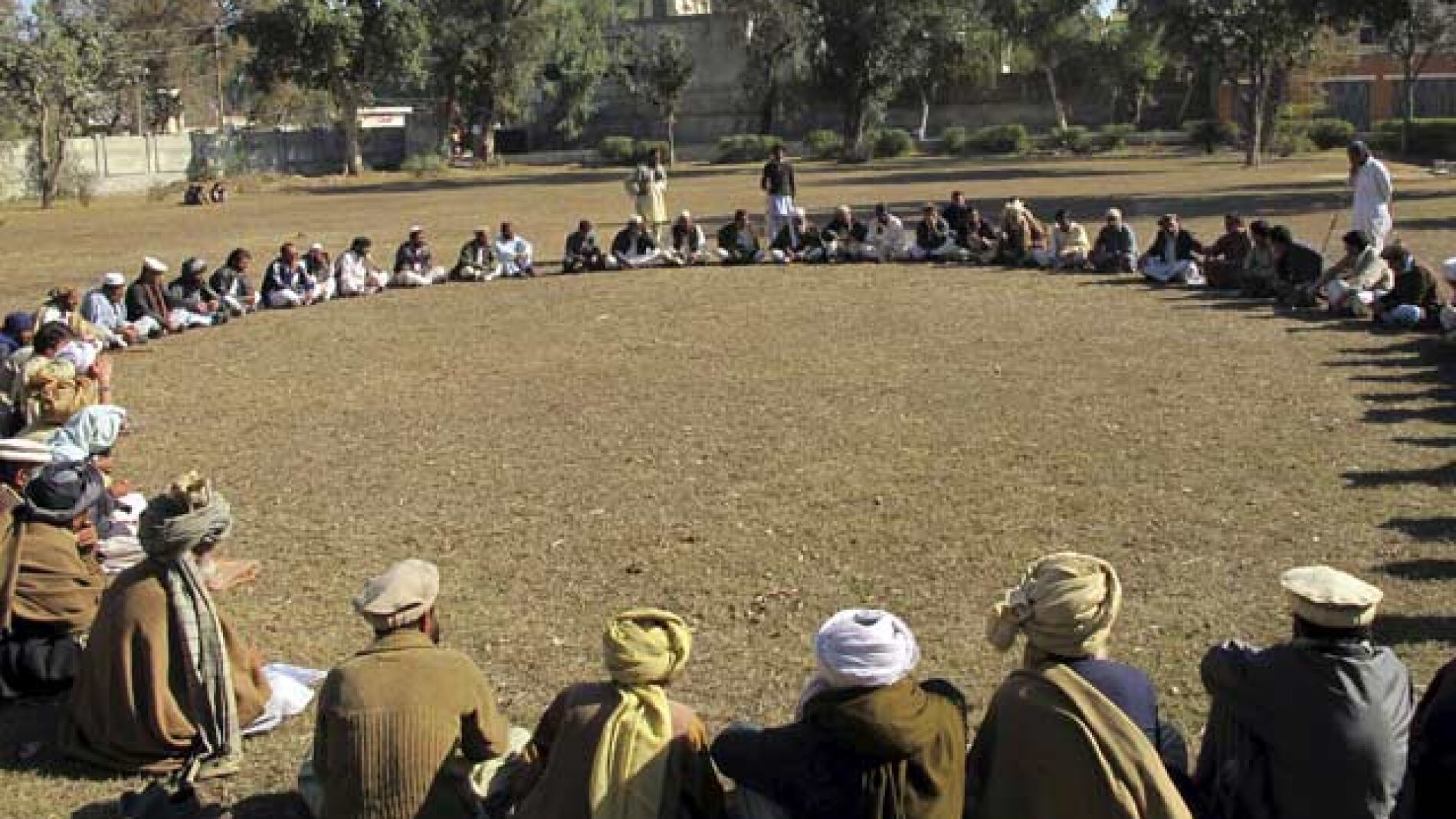 Una asamblea popular en Pakist&aacute;n