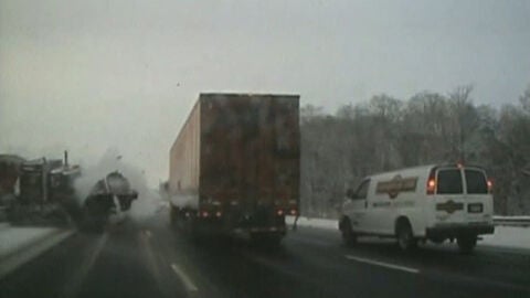 Espectacular accidente en Canad&aacute;