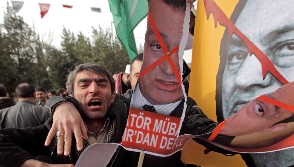 Protestas contra Mubarak