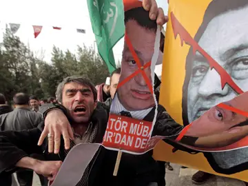 Protestas contra Mubarak Protestas contra Mubarak