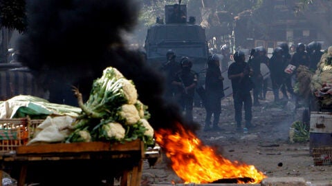 Los tanques toman El Cairo