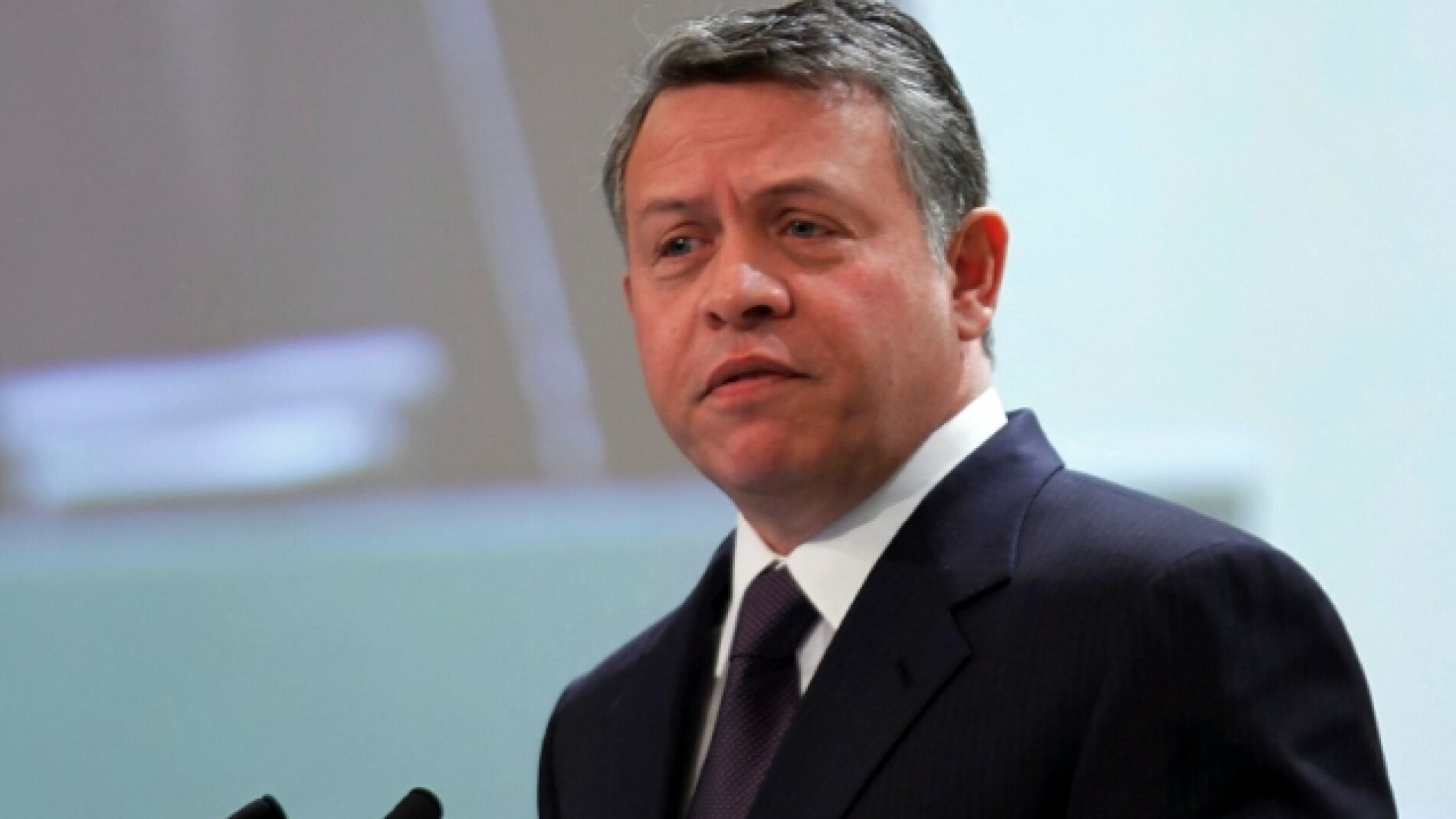 El Rey Abdullah II de Jordania