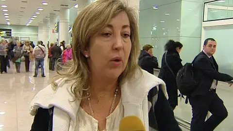 Turista recién llegada de El Cairo Turista recién llegada de El Cairo