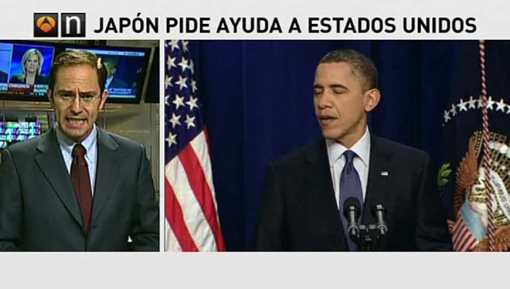 Obama ofrece la ayuda de EEUU a Japón