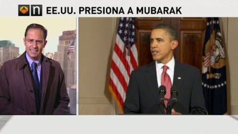 EEUU presiona a Mubarak