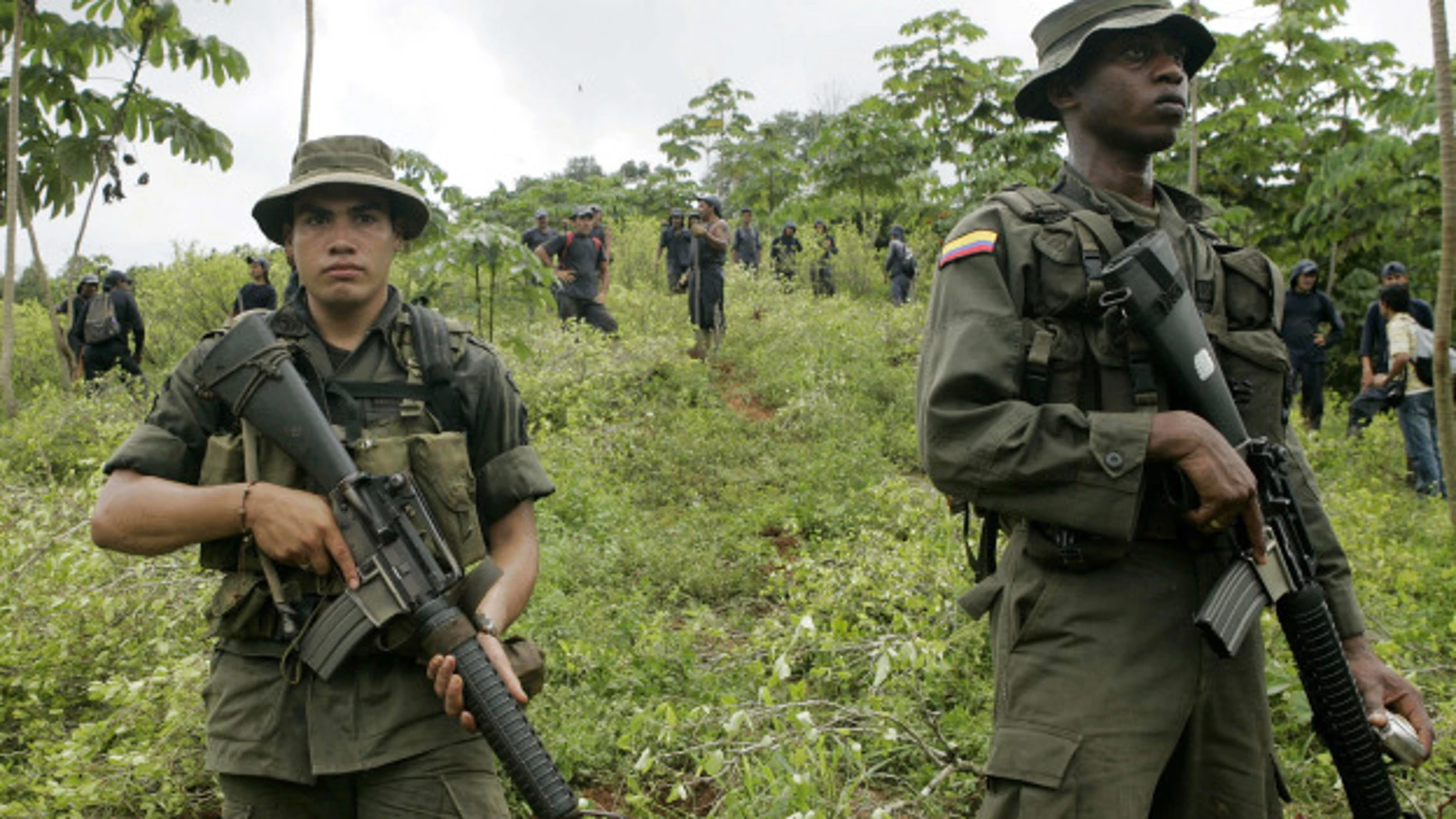 La Policía colombiana La Policía colombiana