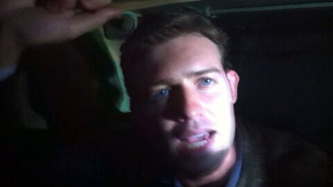 &Aacute;ngel Carreiro desde el interior de un tanque