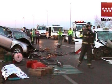 Accidente de tráfico en Madrid