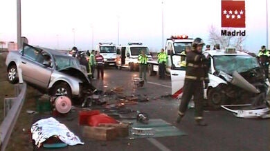 Repunte de los accidentes de tráfico en las carreteras españolas