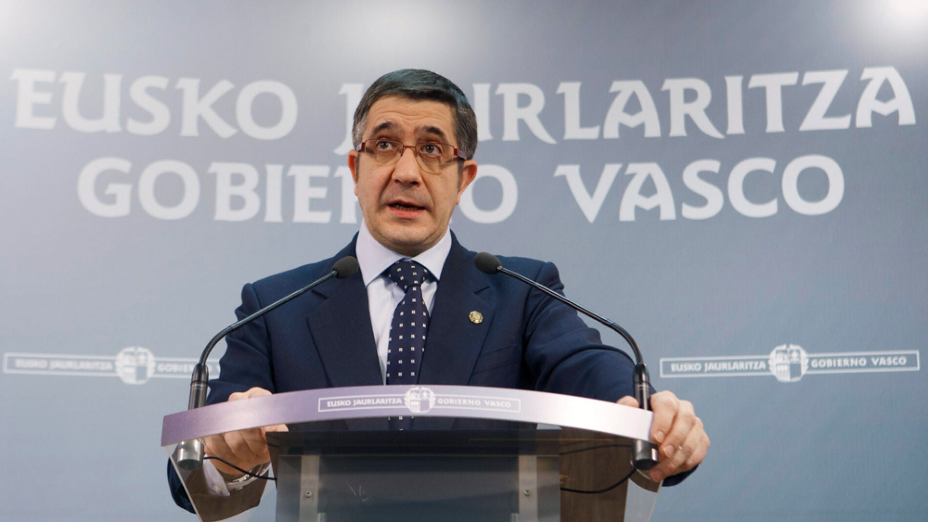 Patxi L&oacute;pez, lehendakari vasco