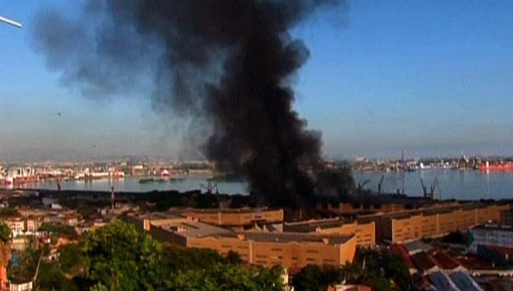 Incendio en Brasil