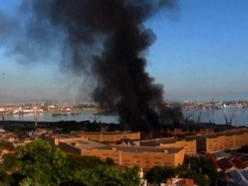 Incendio en Brasil