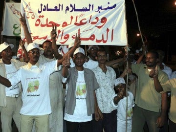 Celebraciones en Sudán