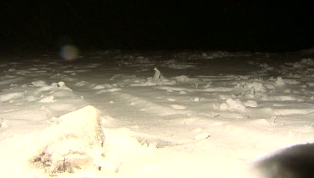 Primera nevada del año en Gran Canaria