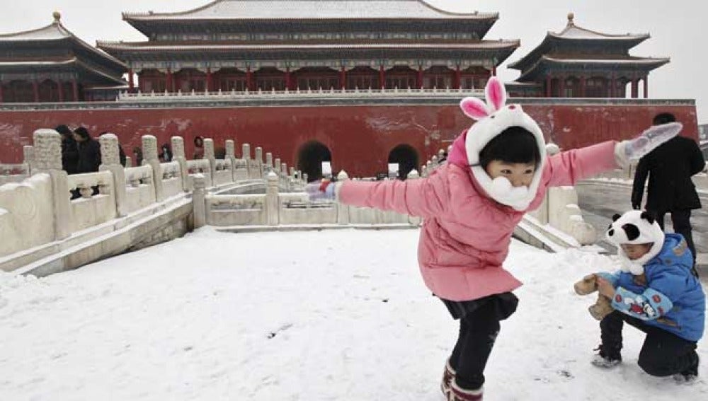 Nieve en China