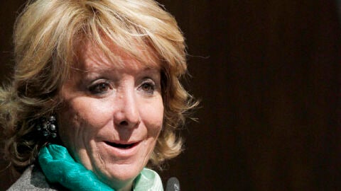 Esperanza Aguirre, presidenta de Madrid