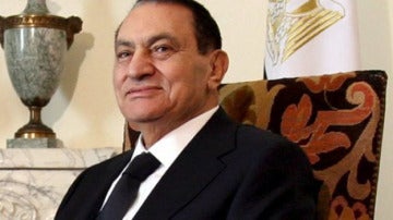 El ex presidente Mubarak