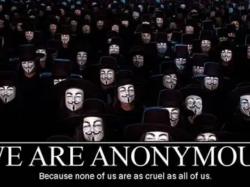 El colectivo de internautas 'Anonymous' El colectivo de internautas 'Anonymous'