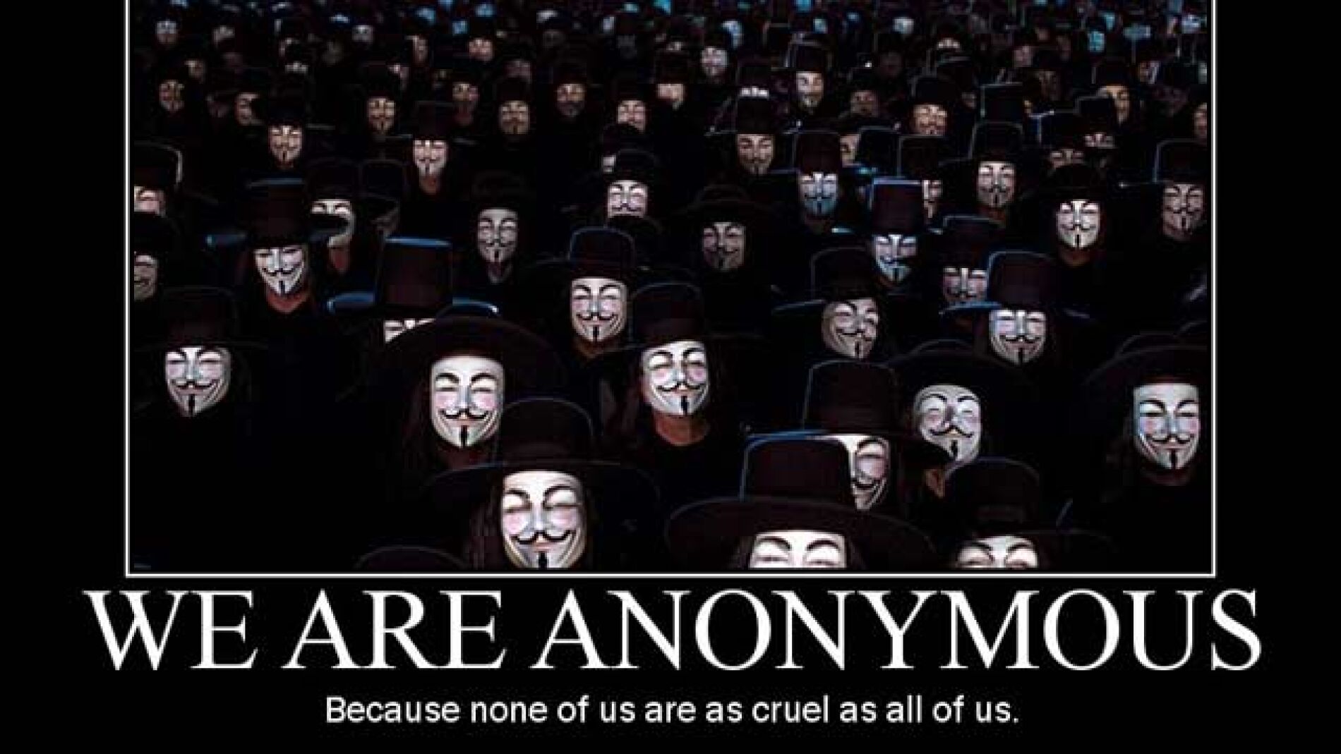 El colectivo de internautas 'Anonymous'