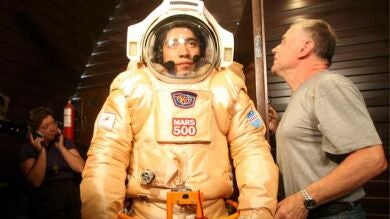 Los astronautas 'pisan' Marte en el día 257 de la simulación de su viaje