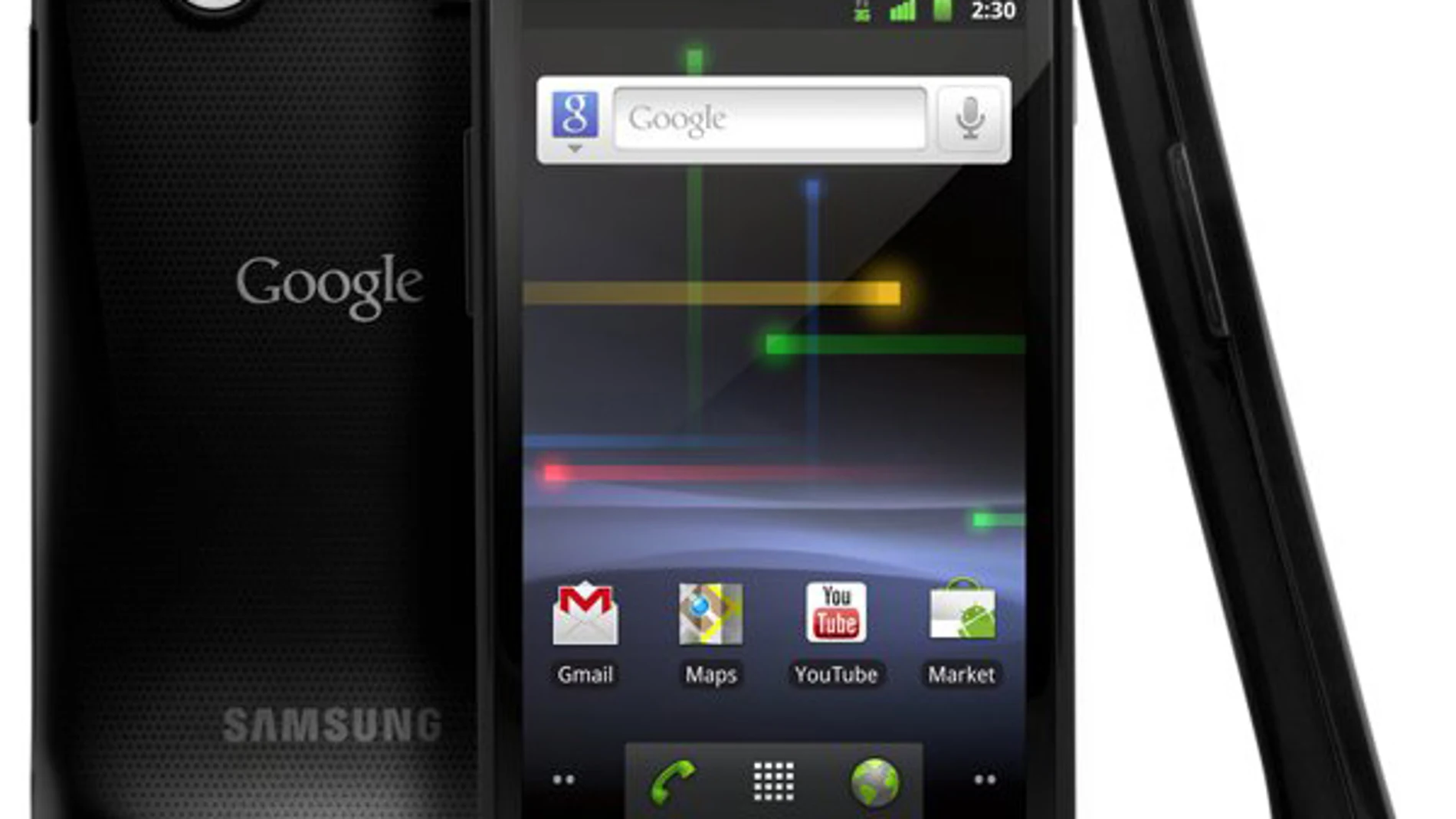 El Nexus S, con Vodafone. El Nexus S, con Vodafone.