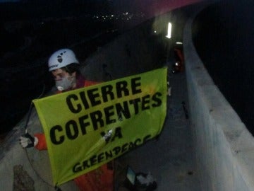 Acción de Greenpeace en Cofrentes