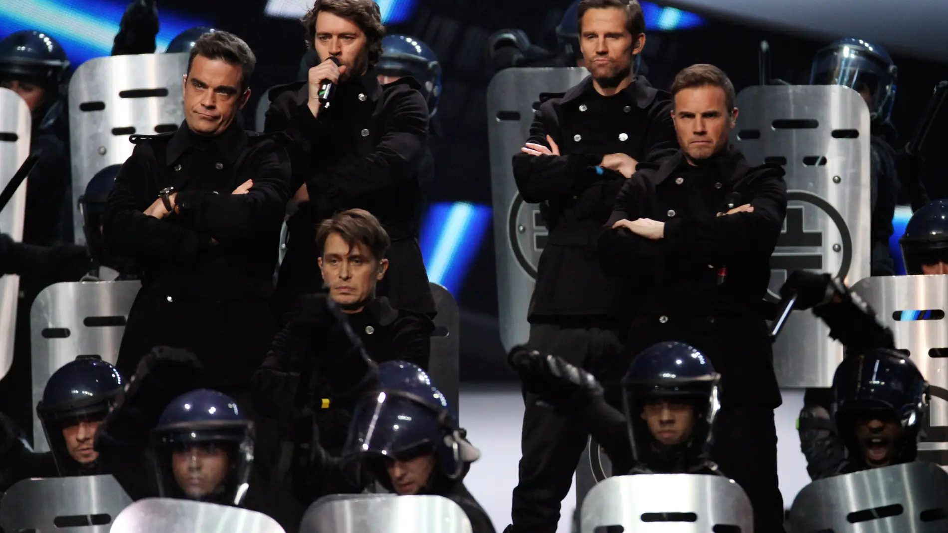 El grupo de Take That al completo