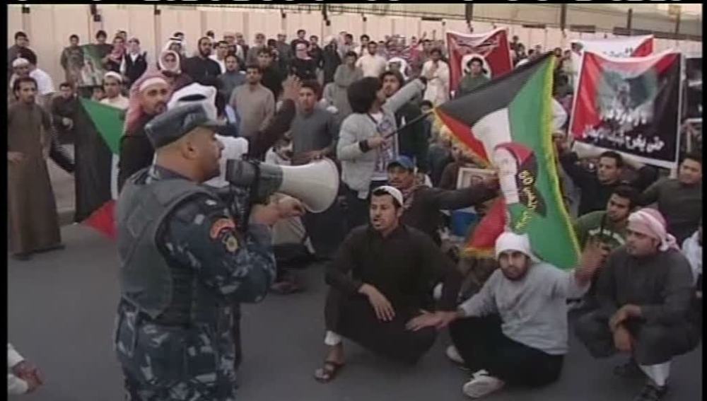 Manifestación en Kuwait