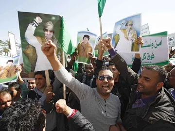 Libia arde contra Mubarak Libia arde contra Mubarak