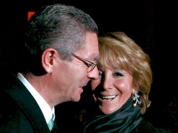 Alberto Gallardón y Esperanza Aguirre