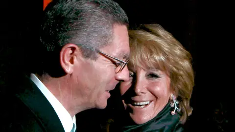 Alberto Gallardón y Esperanza Aguirre Alberto Gallardón y Esperanza Aguirre