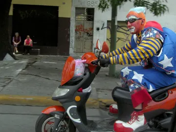 Un payaso del circo Frankfurt Un payaso del circo Frankfurt