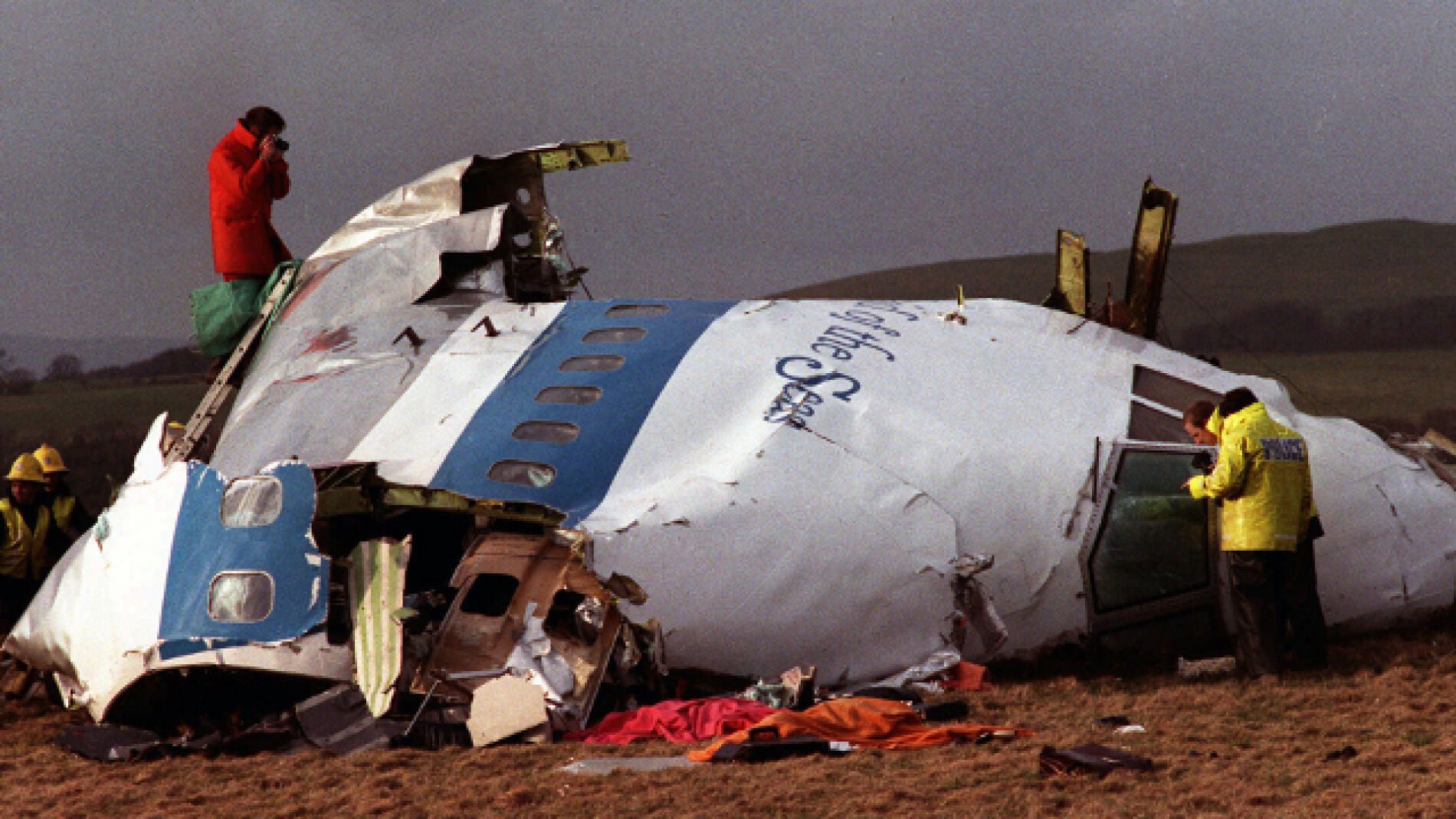 Restos del atentado de Lockerbie