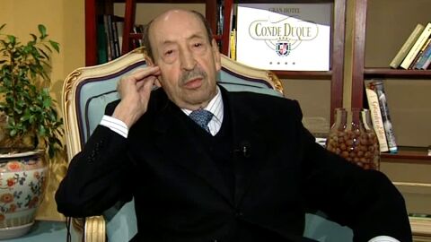 Alfonso Armada, durante la entrevista con Mat&iacute;as Prats