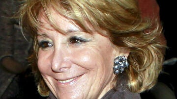 Esperanza Aguirre, presidenta de Madrid