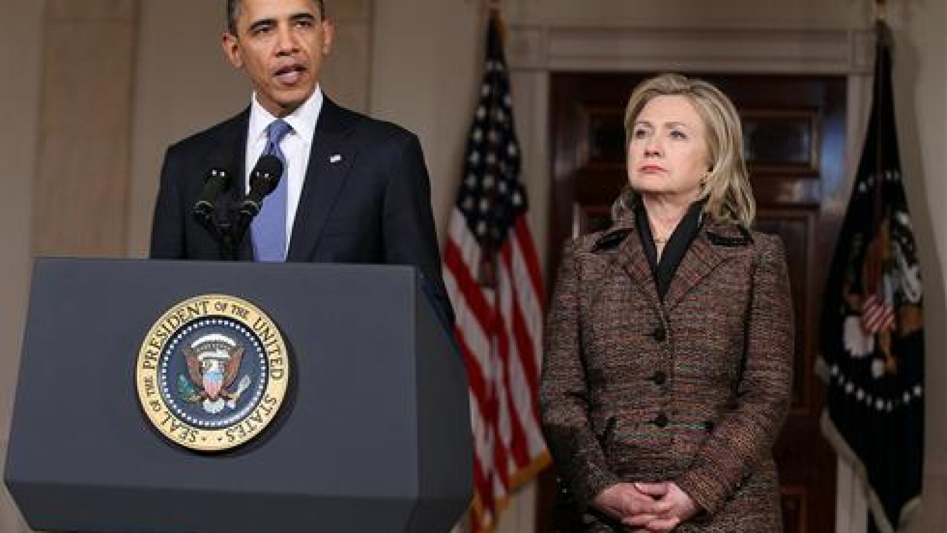 Barack Obama y Hillary Clinton