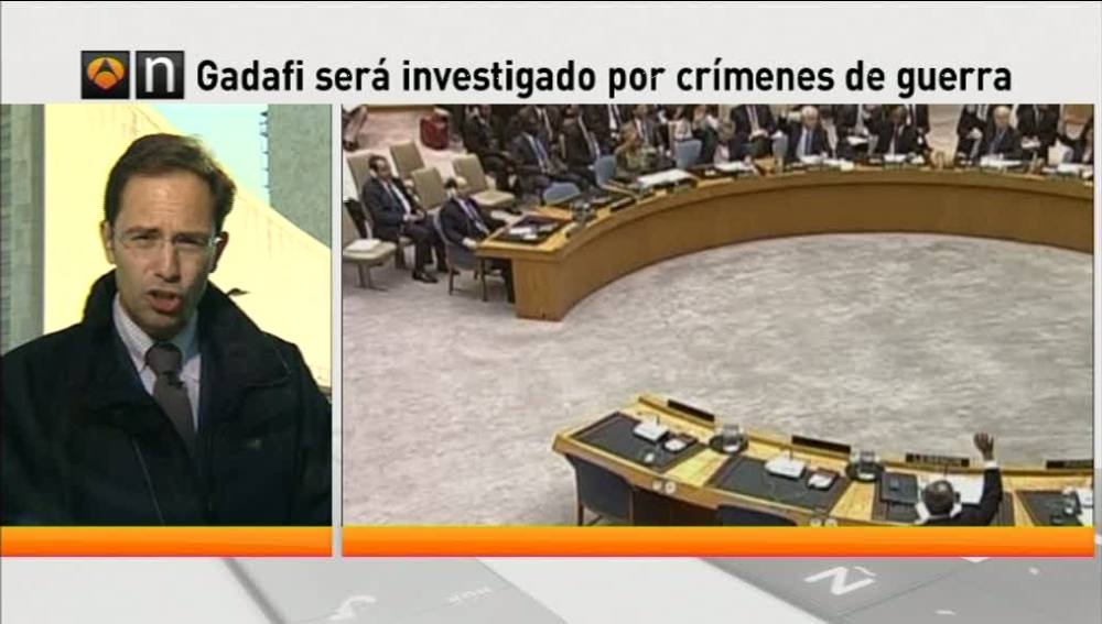 Gadafi será investigado por crímenes de guerra