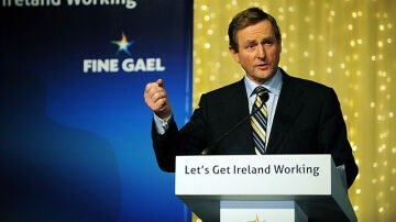 El líder del partido Fine Gael, Enda Kenny