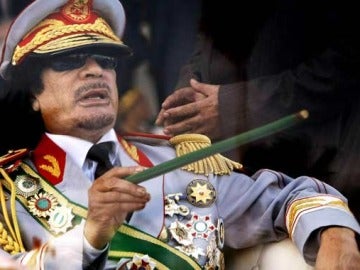 Muamar Gadafi, líder en Libia desde hace cuarenta años