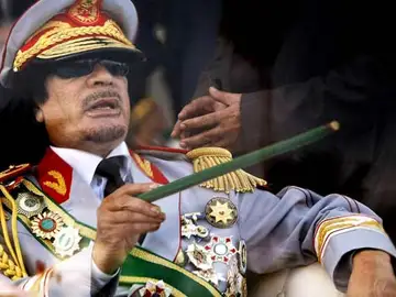 Muamar Gadafi, líder en Libia desde hace cuarenta años Muamar Gadafi, líder en Libia desde hace cuarenta años