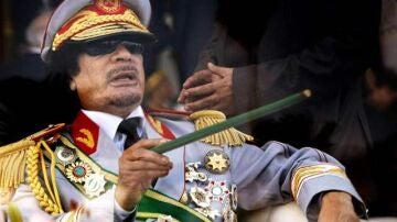 Muamar Gadafi, líder en Libia desde hace cuarenta años