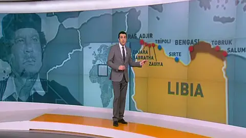 Gadafi sólo retiene Trípoli Gadafi sólo retiene Trípoli
