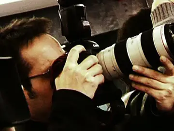 Paparazzis trabajando Paparazzis trabajando
