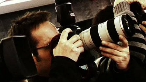 Paparazzis trabajando
