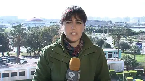 Susana Román, en Libia Susana Román, en Libia